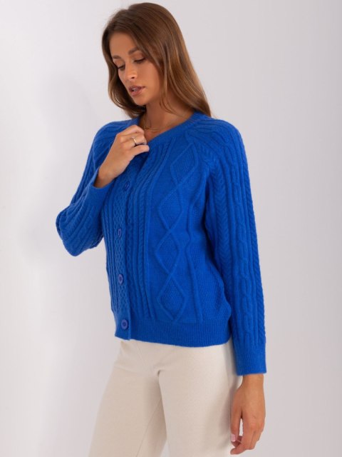 Sweter AT-SW-2346-2.99P kobaltowy Sweter AT-SW-2346-2.99P kobaltowy