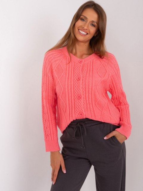 Sweter AT-SW-2346-2.99P koralowy Sweter AT-SW-2346-2.99P koralowy