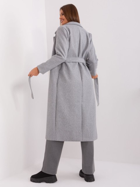 Płaszcz TW-PL-BI-5312-1.31 szary XL Płaszcz TW-PL-BI-5312-1.31 szary XL