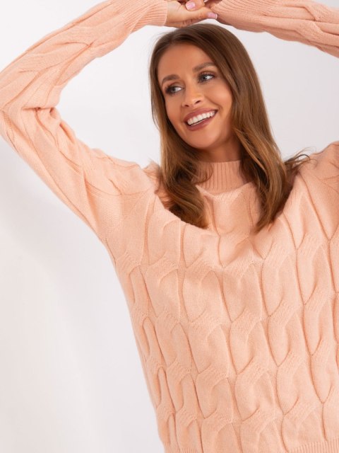 Sweter AT-SW-2235.00P brzoskwiniowy Sweter AT-SW-2235.00P brzoskwiniowy