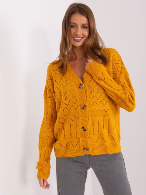 Sweter BA-SW-8022-1.80P ciemny żółty Sweter BA-SW-8022-1.80P ciemny żółty