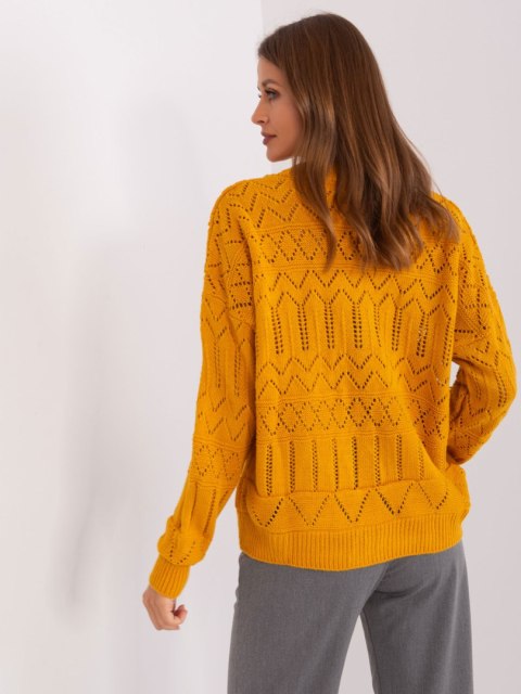 Sweter BA-SW-8022-1.80P ciemny żółty Sweter BA-SW-8022-1.80P ciemny żółty