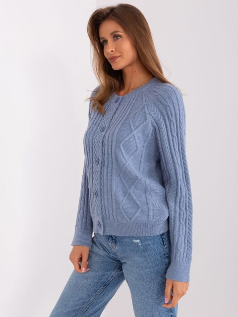 Sweter AT-SW-2346-2.99P szaro-niebieski Sweter AT-SW-2346-2.99P szaro-niebieski