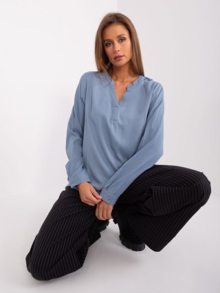 Bluzka D73792M11081A szaro-niebieski S