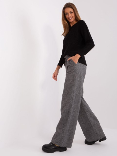 Spodnie LK-SP-509429-1.12P szaro-czarny S/M Spodnie LK-SP-509429-1.12P szaro-czarny S/M