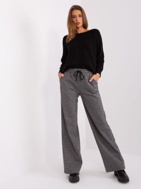 Spodnie LK-SP-509429-1.12P szaro-czarny S/M Spodnie LK-SP-509429-1.12P szaro-czarny S/M