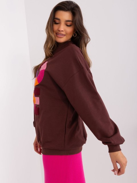 Bluza FA-BL-8881.27 ciemny brązowy Bluza FA-BL-8881.27 ciemny brązowy