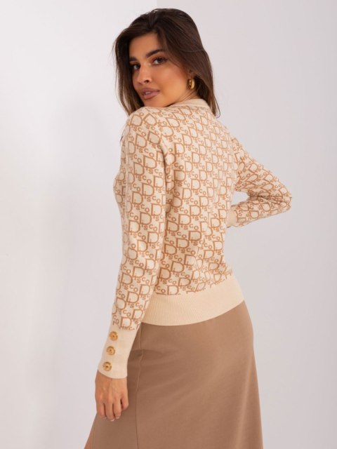 Sweter AT-SW-2342.46P beżowy Sweter AT-SW-2342.46P beżowy