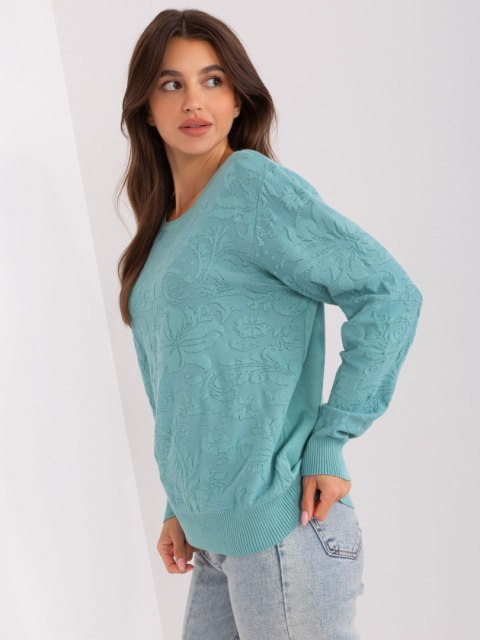 Sweter AT-SW-2231A.00P mietowy Sweter AT-SW-2231A.00P mietowy