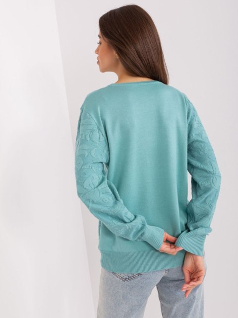 Sweter AT-SW-2231A.00P mietowy Sweter AT-SW-2231A.00P mietowy