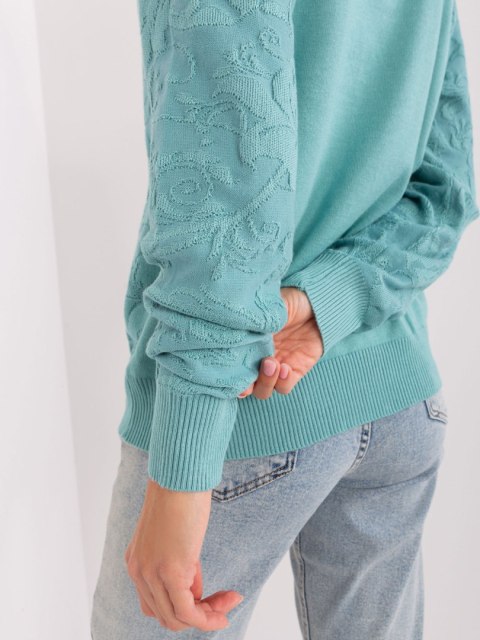 Sweter AT-SW-2231A.00P mietowy Sweter AT-SW-2231A.00P mietowy