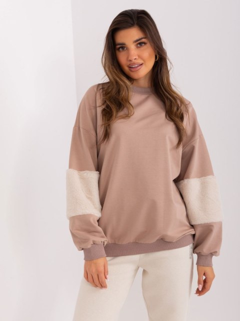 Bluza FA-BL-8903.26 ciemny bezowy Bluza FA-BL-8903.26 ciemny bezowy