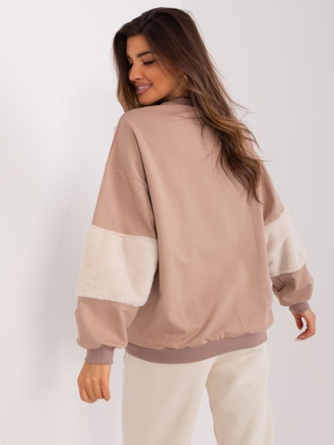 Bluza FA-BL-8903.26 ciemny bezowy Bluza FA-BL-8903.26 ciemny bezowy