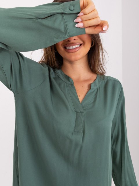 Bluzka D73792M11081A khaki L Bluzka D73792M11081A khaki L