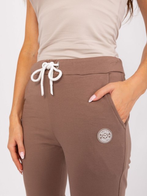 Spodnie dresowe RV-DR-8370-1.57P brązowy L/XL