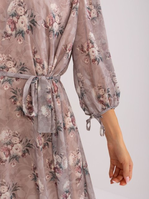 Sukienka LK-SK-509388.88 ciemny bezowy S/M Sukienka LK-SK-509388.88 ciemny bezowy S/M