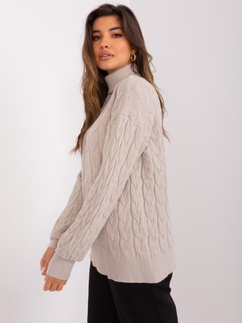 Sweter AT-SW-2348.07 beżowy Sweter AT-SW-2348.07 beżowy