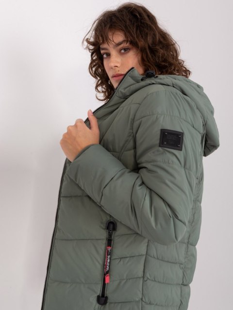 Płaszcz D51160X44472A5-1 khaki M Płaszcz D51160X44472A5-1 khaki M