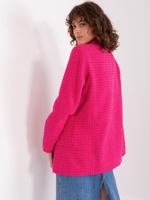 Płaszcz LK-PL-509410.36P fuksjowy S/M Płaszcz LK-PL-509410.36P fuksjowy S/M