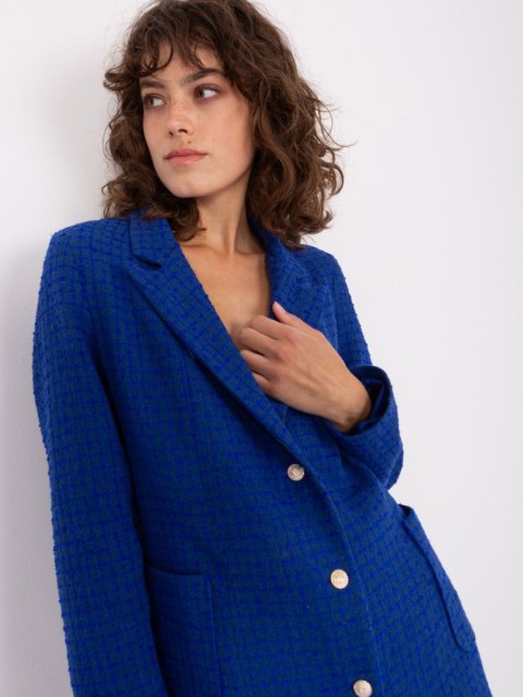 Płaszcz LK-PL-509410.36P kobaltowy L/XL Płaszcz LK-PL-509410.36P kobaltowy L/XL