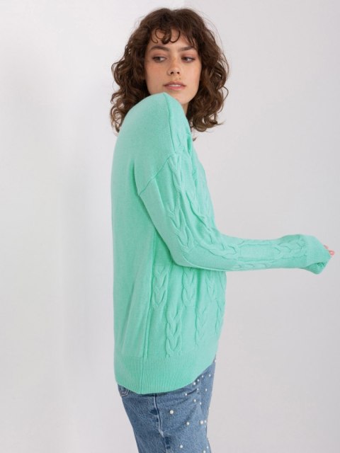 Sweter AT-SW-2340.10 mietowy Sweter AT-SW-2340.10 mietowy