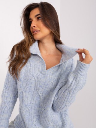Sweter AT-SW-2349-2.27 jasny niebieski