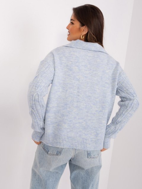 Sweter AT-SW-2349-2.27 jasny niebieski Sweter AT-SW-2349-2.27 jasny niebieski