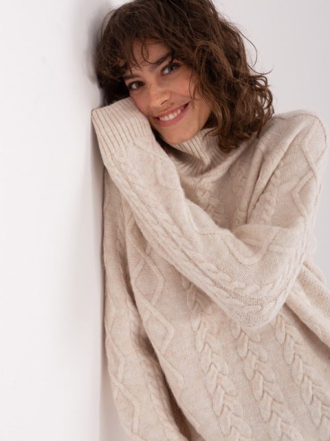 Sweter AT-SW-2355-2.12P ecru Sweter AT-SW-2355-2.12P ecru