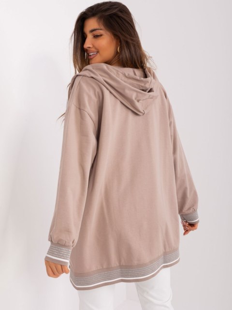 Bluza RV-BL-9077.50P ciemny bezowy S/M Bluza RV-BL-9077.50P ciemny bezowy S/M