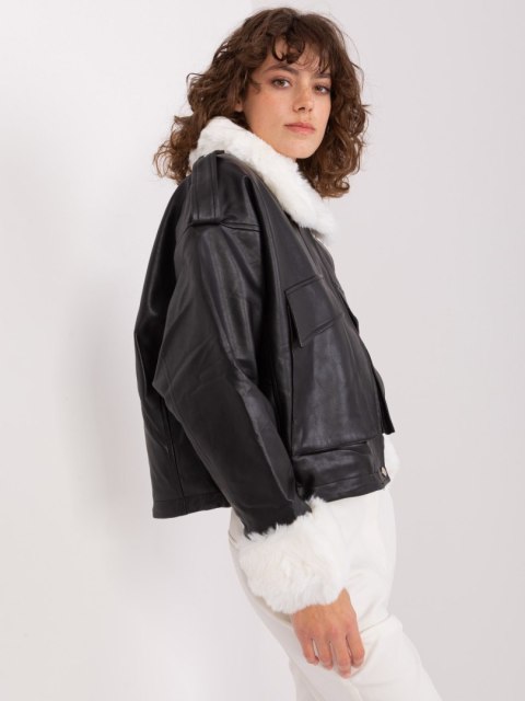 Kurtka NM-KR-DA-0831.99P czarno-biały