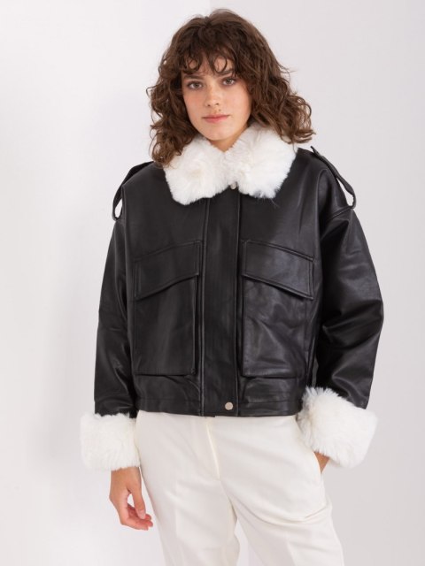 Kurtka NM-KR-DA-0831.99P czarno-biały