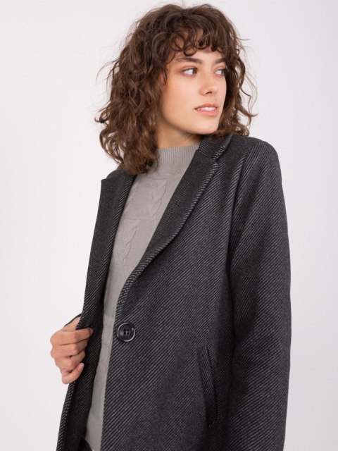 Płaszcz TW-PL-BI-27992-2.53 czarny XL Płaszcz TW-PL-BI-27992-2.53 czarny XL