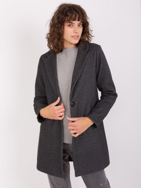 Płaszcz TW-PL-BI-27992-2.53 czarny M Płaszcz TW-PL-BI-27992-2.53 czarny M