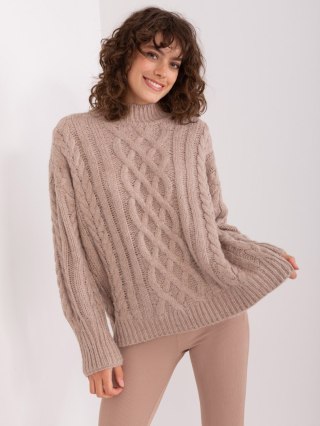 Sweter AT-SW-2363-2.30 beżowy