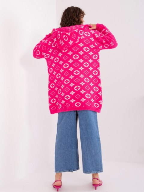 Sweter BA-SW-0298.72P fuksjowy Sweter BA-SW-0298.72P fuksjowy