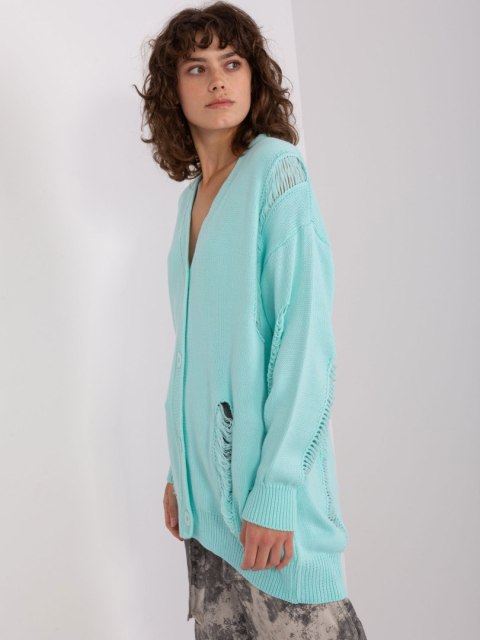 Sweter BA-SW-8042-1.23 mietowy Sweter BA-SW-8042-1.23 mietowy