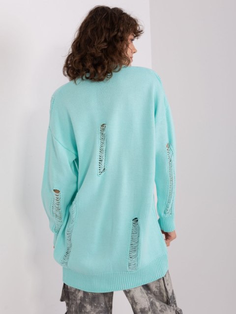 Sweter BA-SW-8042-1.23 mietowy Sweter BA-SW-8042-1.23 mietowy