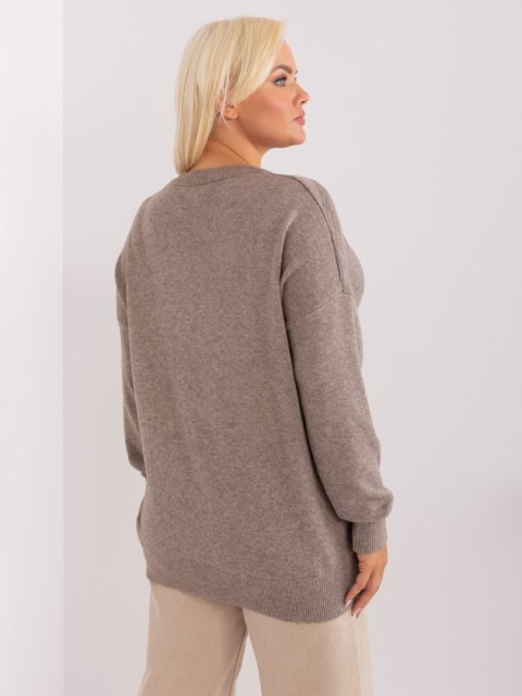 Sweter PM-SW-PM-3762.03P ciemny bezowy XL/XXL Sweter PM-SW-PM-3762.03P ciemny bezowy XL/XXL