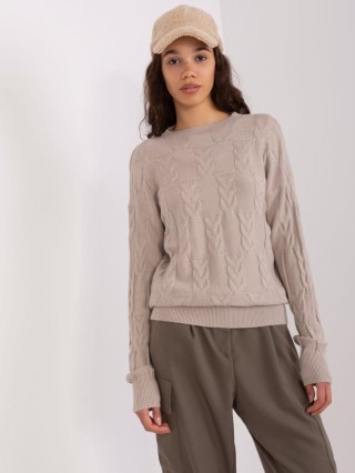 Sweter AT-SW-2340.43 beżowy