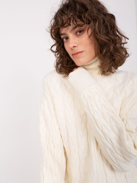 Sweter AT-SW-2348.07 ecru Sweter AT-SW-2348.07 ecru