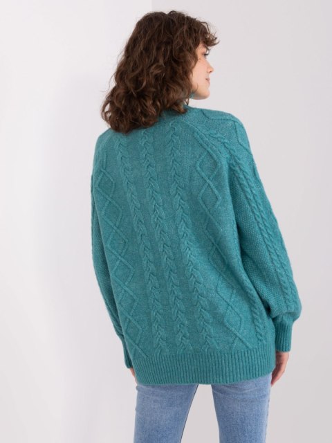 Sweter AT-SW-2355-2.12P turkusowy Sweter AT-SW-2355-2.12P turkusowy