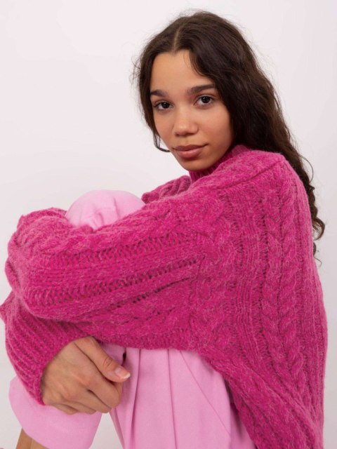 Sweter AT-SW-2363-2.04P fuksjowy Sweter AT-SW-2363-2.04P fuksjowy