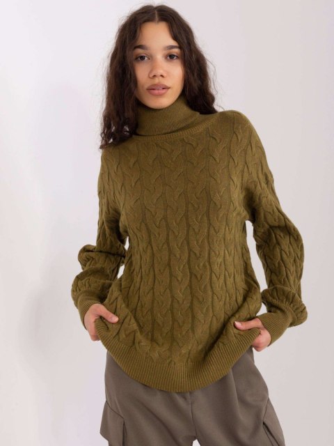 Sweter AT-SW-2348.88 khaki Sweter AT-SW-2348.88 khaki