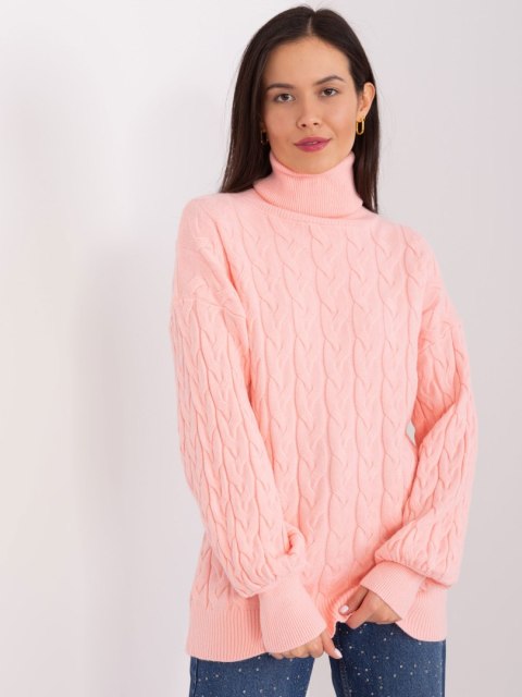 Sweter AT-SW-2348.95 brzoskwiniowy Sweter AT-SW-2348.95 brzoskwiniowy