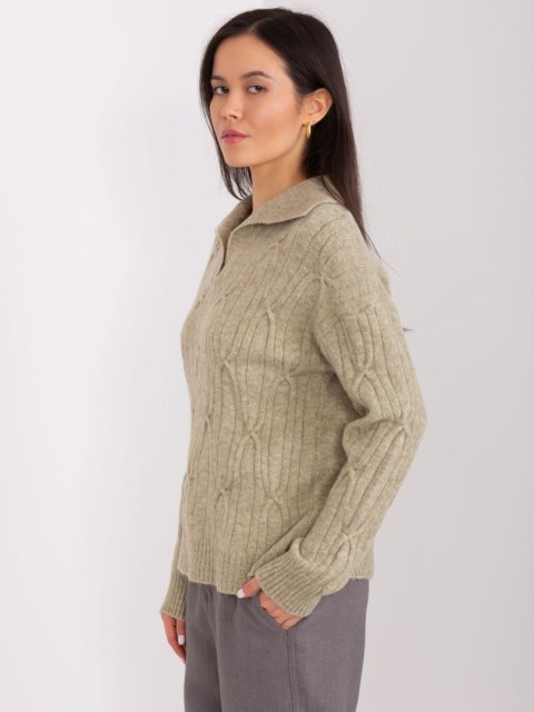 Sweter AT-SW-2349-2.27 khaki Sweter AT-SW-2349-2.27 khaki