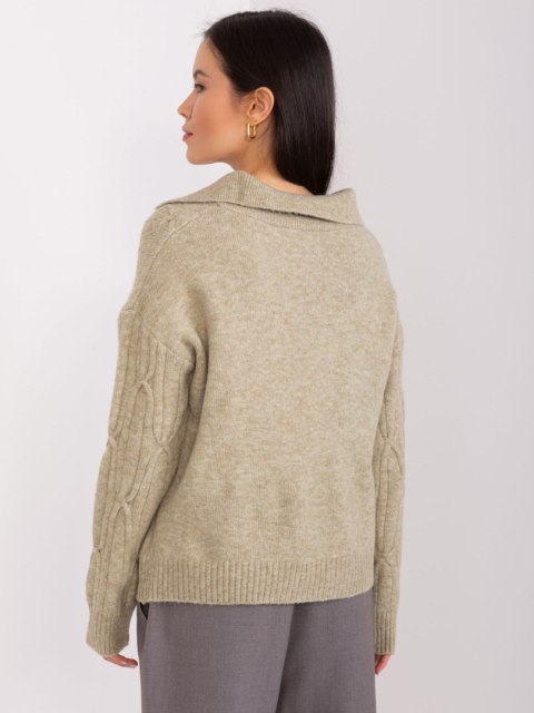 Sweter AT-SW-2349-2.27 khaki Sweter AT-SW-2349-2.27 khaki