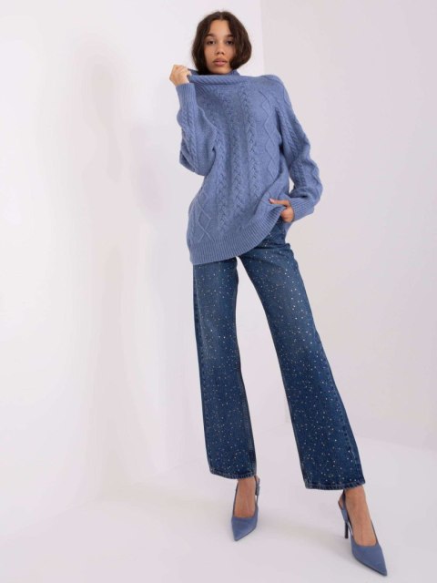 Sweter AT-SW-2355-2.30X ciemny niebieski Sweter AT-SW-2355-2.30X ciemny niebieski