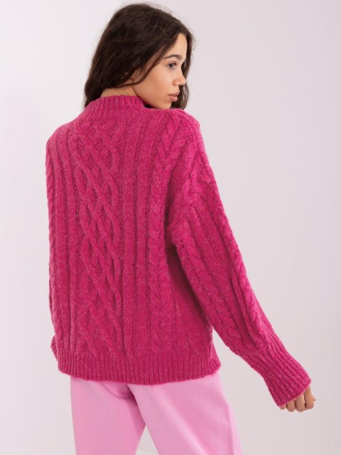 Sweter AT-SW-2363-2.04P fuksjowy Sweter AT-SW-2363-2.04P fuksjowy
