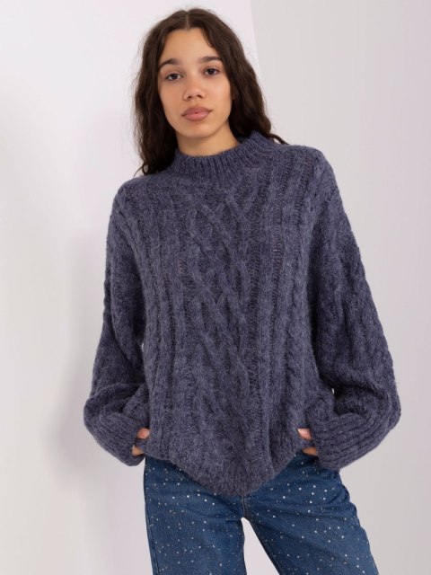 Sweter AT-SW-2363-2.11P granatowy Sweter AT-SW-2363-2.11P granatowy