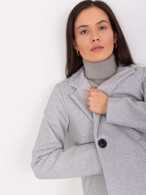 Płaszcz TW-PL-BI-27992-2.53 szary XL Płaszcz TW-PL-BI-27992-2.53 szary XL